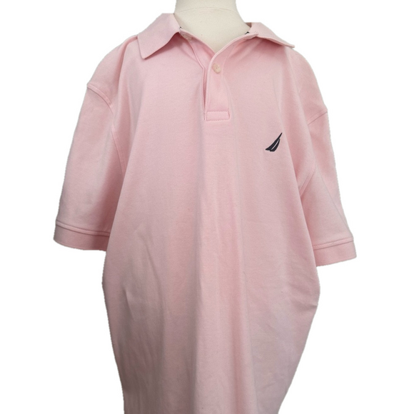 Nautica Other - Nautica Men's Pink Cotton Collared Shirt Medium